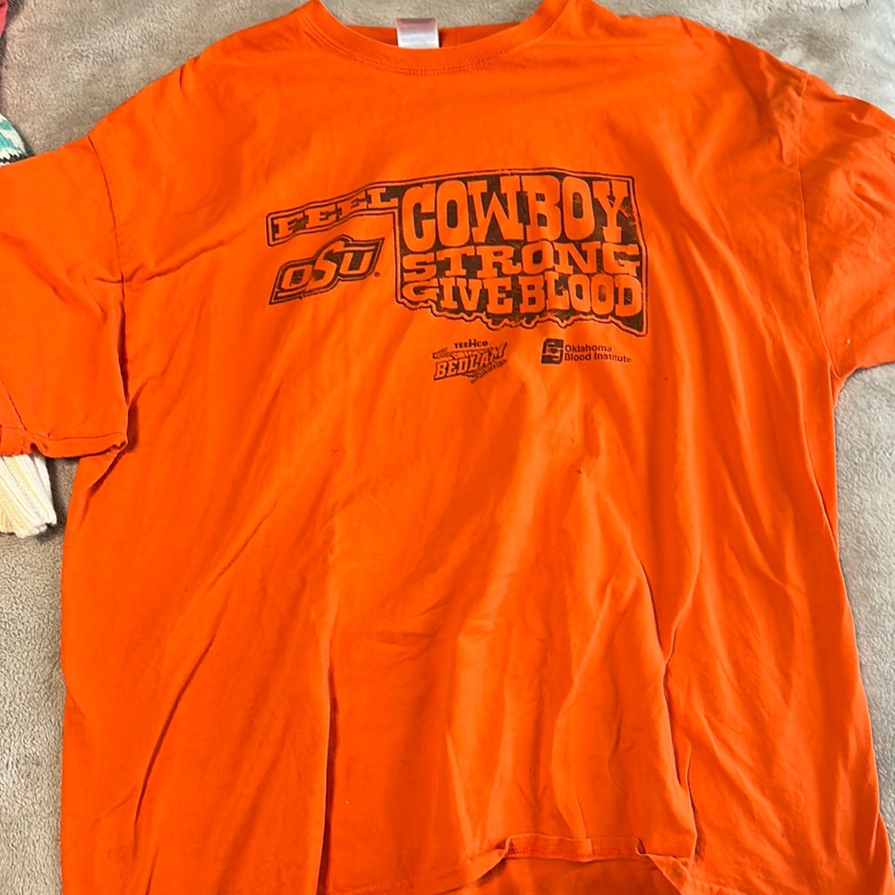 OSU cowboys Oklahoma blood institute shirt